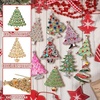 image:imageHalloween Thanksgiving Fall Christmas Theme Crystal Brooch Set with Rhinestone Crystal Halloween Thanksgiving Fall Christmas OrnamentChristmas Tree