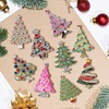 image:imageHalloween Thanksgiving Fall Christmas Theme Crystal Brooch Set with Rhinestone Crystal Halloween Thanksgiving Fall Christmas OrnamentChristmas Tree