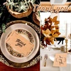 image:imageOutus 1200 Pcs Mini Thank You Cards Small Business Thank You Cards Bulk 2 x 35 Inches Business Stock for Your Order for Customer Package InsertsBrownKraft StyleBrown