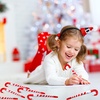 image:imageOutus 40 Pcs Christmas Candy Cane Pens Bulk Snowman Ballpoint Pens