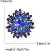 image:imageTrendy Large Rhinestone Flower Brooches 8color for Women Luxury Office Party Casual Pins Jewelry Accessories GiftsBlue