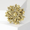 image:imageTrendy Large Rhinestone Flower Brooches 8color for Women Luxury Office Party Casual Pins Jewelry Accessories GiftsBrown