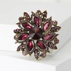 image:imageTrendy Large Rhinestone Flower Brooches 8color for Women Luxury Office Party Casual Pins Jewelry Accessories GiftsPurple