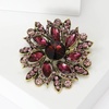 image:imageTrendy Large Rhinestone Flower Brooches 8color for Women Luxury Office Party Casual Pins Jewelry Accessories GiftsPurple
