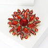 image:imageTrendy Large Rhinestone Flower Brooches 8color for Women Luxury Office Party Casual Pins Jewelry Accessories GiftsRed