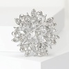 image:imageTrendy Large Rhinestone Flower Brooches 8color for Women Luxury Office Party Casual Pins Jewelry Accessories GiftsSilvery
