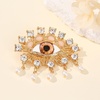 image:imageVintage Evil Eye Brooch Pin Good Lucky Crystal CZ Evil Eye Lapel Pin for Women Unique Rhinestone Big Devils Eye Brooch Wedding Party Birthday Coat Suit Dress Accessories Giftspink