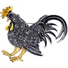 image:imageCock Rooster Brooch Pins Multicolor Crystal Brooches for Womenblack