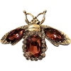 image:imageRhinestone Bee Brooch Pin for Women Men Fashion Crystal Vintage Green CZ Emerald Insect Animal Brooches Lapel Pins Dainty Dress Accessories Jewelry Boutonniere Corsage for Hat Bag Suit Tie Wedding BirthdayBrown