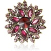 image:imageTrendy Large Rhinestone Flower Brooches 8color for Women Luxury Office Party Casual Pins Jewelry Accessories GiftsPurple