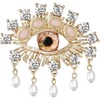 image:imageVintage Evil Eye Brooch Pin Good Lucky Crystal CZ Evil Eye Lapel Pin for Women Unique Rhinestone Big Devils Eye Brooch Wedding Party Birthday Coat Suit Dress Accessories Giftspink