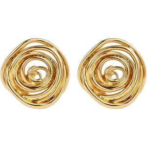 image:image1 PCS Gold Spiral Swirl Brooch Women Minimalist Anniversary Fashion Pins2 Gold