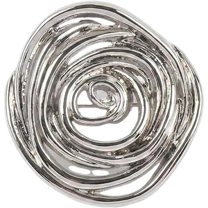 image:image1 PCS Gold Spiral Swirl Brooch Women Minimalist Anniversary Fashion Pinssilver