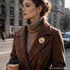 image:image1 PCS Gold Spiral Swirl Brooch Pins for Women Minimalist FashionGold