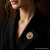 image:image1 PCS Gold Spiral Swirl Brooch Pins for Women Minimalist FashionGold