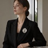 image:image1 PCS Gold Spiral Swirl Brooch Pins for Women Minimalist FashionSilver