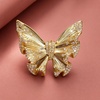 image:image1 Piece Butterfly Crystal Brooch Pin for Women Dress Shirt JewelryGold