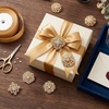 image:image12 PCS Gold Rhinestone Brooch Pin Gold Flower Brooch for Women