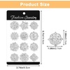 image:image12 Pcs Crystal Rhinestone Flower Brooch Pins for Women Alloy Flower Lapel Pins with Rhinestones Bulk Brooches Jewelry for Crafts Wedding Bouquet Brooch Lapel Badge DIY Decorationsilvery