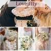 image:image1236 Pieces Wedding Bouquet Brooches for Women Fashion Rhinestone Bulk Flower Brooch Pins for CraftsGold36pcs