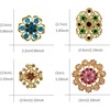 image:image1236 Pieces Wedding Bouquet Brooches for Women Fashion Rhinestone Bulk Flower Brooch Pins for CraftsMulticolor36pcs
