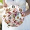 image:image1236 Pieces Wedding Bouquet Brooches for Women Fashion Rhinestone Bulk Flower Brooch Pins for CraftsMulticolor36pcs