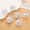 image:image1236 Pieces Wedding Bouquet Brooches for Women Fashion Rhinestone Bulk Flower Brooch Pins for CraftsSilver12pcs