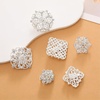 image:image1236 Pieces Wedding Bouquet Brooches for Women Fashion Rhinestone Bulk Flower Brooch Pins for CraftsSilver36pcs