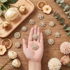 image:image12pcs Rhinestone Brooch Pin Fancy Flower Rhinestone Pins Gold