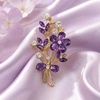 image:image1Pcs Purple Flower Brooch Pins for Crafts Floral Vintage Brooches