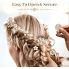 image:image21 Pcs Pearl Rhinestone Brooch Pin Set Floral Crystal Brooches and Pins Elegant Lapel Pins with Secure Pin Back Accessories for Clothes Bags Wedding DIY Decoration 9 StylesGold