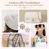 image:image21 Pcs Pearl Rhinestone Brooch Pin Set Floral Crystal Brooches and Pins Elegant Lapel Pins with Secure Pin Back Accessories for Clothes Bags Wedding DIY Decoration 9 StylesPink