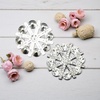 image:image24 pcs Pearl Buttons Rhinestone Crystal Gold Flatback Beads Brooches Elegant Embellishment Accessory DIY Craft for Wedding Party Bags Shoes Dress Home Decoration 287mm Upgraded Design GoldRound Rhinestone Silver