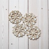image:image24 pcs Pearl Buttons Rhinestone Crystal Gold Flatback Beads Brooches Elegant Embellishment Accessory DIY Craft for Wedding Party Bags Shoes Dress Home Decoration 287mm Upgraded Design GoldRound Rhinestone Gold
