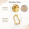 image:image2PCS Gold Brooches and Pins for Women Vintage Pins Brooches