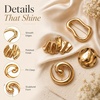 image:image4 PCS Gold Brooches for Women Gold Brooch Unique Designs for Clothing