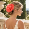 image:image63 Inches Large Flower Rose Brooch Pins for Women Fashion  Charming Floral Lapel Pin for Women Fashion  Elegant Brooches for Woman Accessories amp Stylish Lapel Pins for Clothes Sapphire BlueRose Red