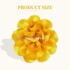 image:image63 Inches Large Flower Rose Brooch Pins for Women Fashion  Charming Floral Lapel Pin for Women Fashion  Elegant Brooches for Woman Accessories amp Stylish Lapel Pins for Clothes Sapphire BlueYellow