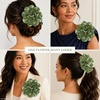 image:image63 Inches Large Flower Rose Brooch Pins for Women Fashion  Charming Floral Lapel Pin for Women Fashion  Elegant Brooches for Woman Accessories amp Stylish Lapel Pins for Clothes Sapphire BluePea Green