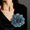 image:image63 Inches Large Flower Rose Brooch Pins for Women Fashion  Charming Floral Lapel Pin for Women Fashion  Elegant Brooches for Woman Accessories amp Stylish Lapel Pins for Clothes Sapphire BlueDusty Blue