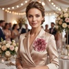 image:image63 Inches Large Flower Rose Brooch Pins for Women Fashion  Charming Floral Lapel Pin for Women Fashion  Elegant Brooches for Woman Accessories amp Stylish Lapel Pins for Clothes Sapphire BlueBlush Pink