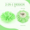 image:image63 Inches Large Flower Rose Brooch Pins for Women Fashion  Charming Floral Lapel Pin for Women Fashion  Elegant Brooches for Woman Accessories amp Stylish Lapel Pins for Clothes Sapphire BlueSoft Lime Green