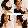 image:image63 Inches Large Flower Rose Brooch Pins for Women Fashion  Charming Floral Lapel Pin for Women Fashion  Elegant Brooches for Woman Accessories amp Stylish Lapel Pins for Clothes Sapphire BlueLight Pink