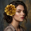 image:image63 Inches Large Flower Rose Brooch Pins for Women Fashion  Charming Floral Lapel Pin for Women Fashion  Elegant Brooches for Woman Accessories amp Stylish Lapel Pins for Clothes Sapphire BlueGold