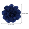 image:image63 Inches Large Flower Rose Brooch Pins for Women Fashion  Charming Floral Lapel Pin for Women Fashion  Elegant Brooches for Woman Accessories amp Stylish Lapel Pins for Clothes Sapphire BlueSapphire Blue