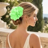 image:image63 Inches Large Flower Rose Brooch Pins for Women Fashion  Charming Floral Lapel Pin for Women Fashion  Elegant Brooches for Woman Accessories amp Stylish Lapel Pins for Clothes Sapphire BlueSoft Lime Green