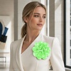 image:image63 Inches Large Flower Rose Brooch Pins for Women Fashion  Charming Floral Lapel Pin for Women Fashion  Elegant Brooches for Woman Accessories amp Stylish Lapel Pins for Clothes Sapphire BlueSoft Lime Green