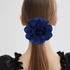 image:image63 Inches Large Flower Rose Brooch Pins for Women Fashion  Charming Floral Lapel Pin for Women Fashion  Elegant Brooches for Woman Accessories amp Stylish Lapel Pins for Clothes Sapphire BlueSapphire Blue