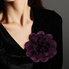 image:image63 Inches Large Flower Rose Brooch Pins for Women Fashion  Charming Floral Lapel Pin for Women Fashion  Elegant Brooches for Woman Accessories amp Stylish Lapel Pins for Clothes Sapphire BlueGrape