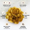 image:image63 Inches Large Flower Rose Brooch Pins for Women Fashion  Charming Floral Lapel Pin for Women Fashion  Elegant Brooches for Woman Accessories amp Stylish Lapel Pins for Clothes Sapphire BlueGold
